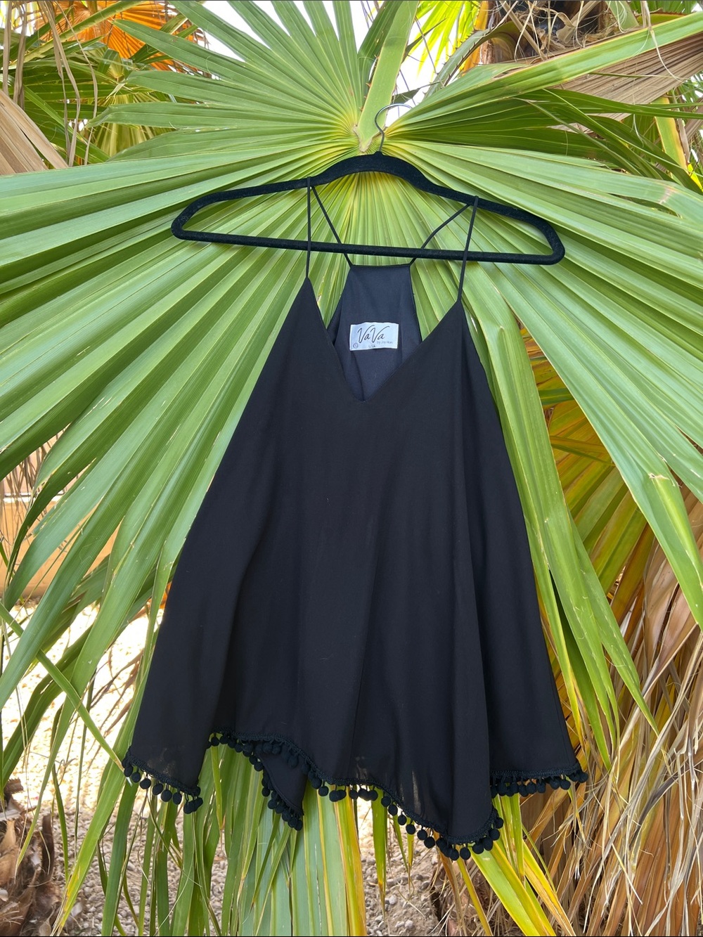 Vava by Joy Han Black Camisole Top